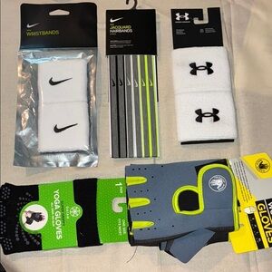 Nike Under Armor Gaiam Body Glove Athletic Set